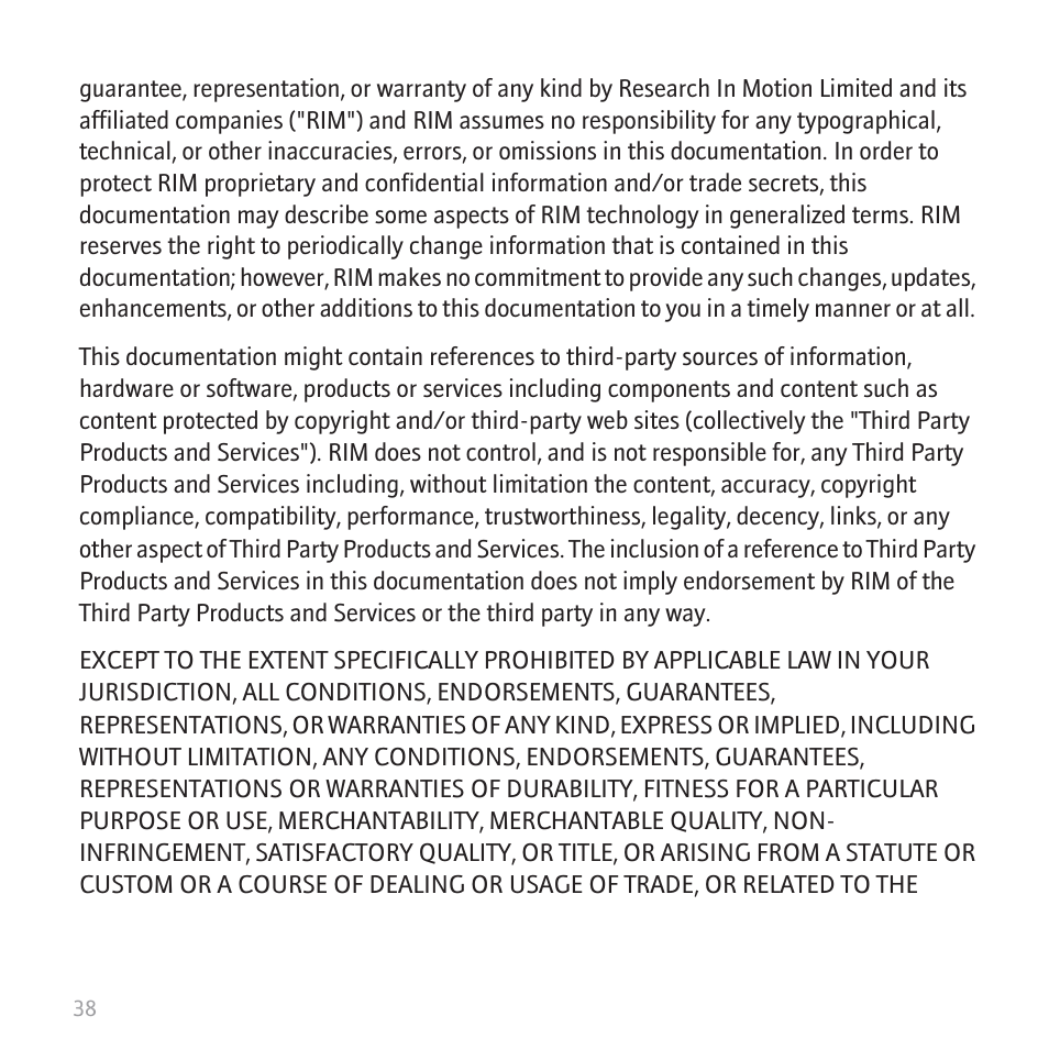 Blackberry 8820 User Manual | Page 40 / 44