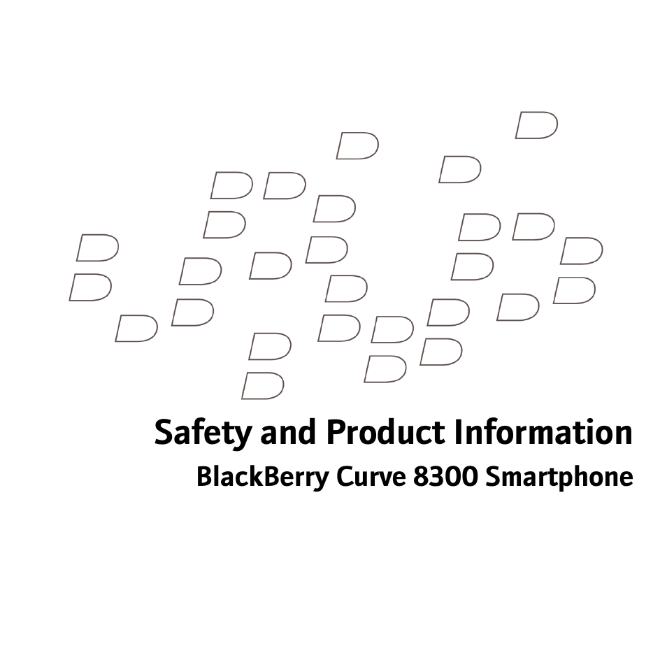 Blackberry Curve 8300 User Manual | 29 pages