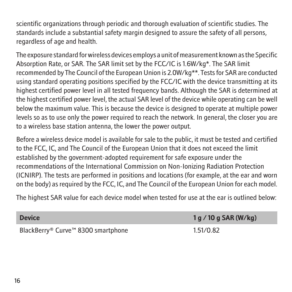 Blackberry Curve 8300 User Manual | Page 18 / 29