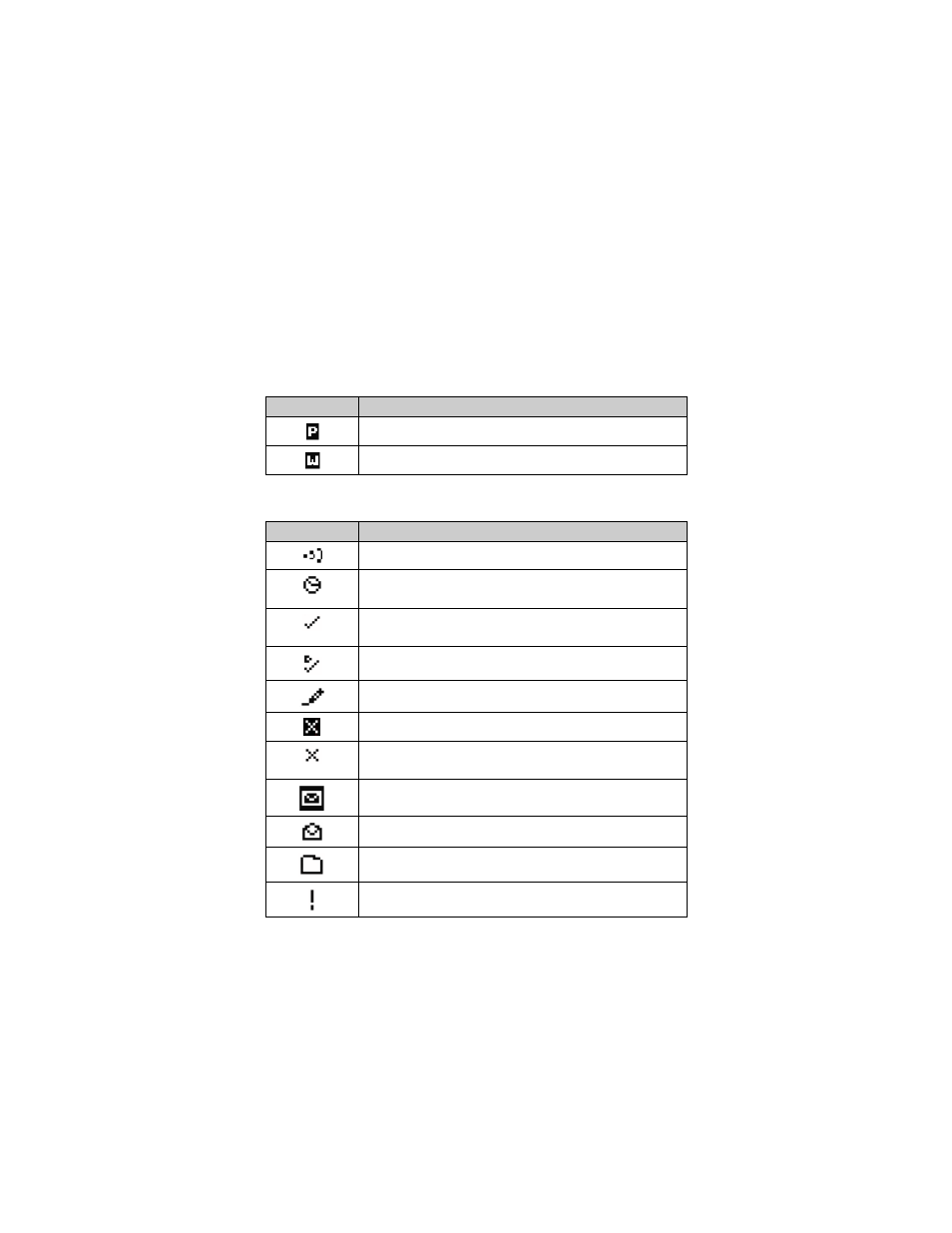 Icons, Address book messages | Blackberry 6280 User Manual | Page 134 / 152