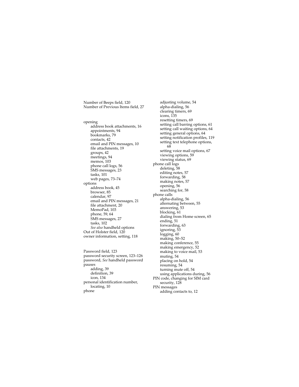 Blackberry 6280 User Manual | Page 147 / 152