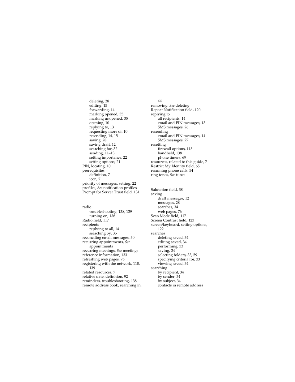 Blackberry 6280 User Manual | Page 148 / 152