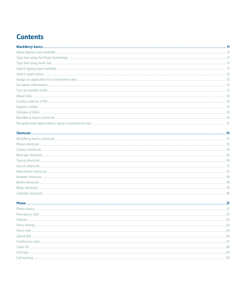 Blackberry 8100 User Manual | Page 3 / 262