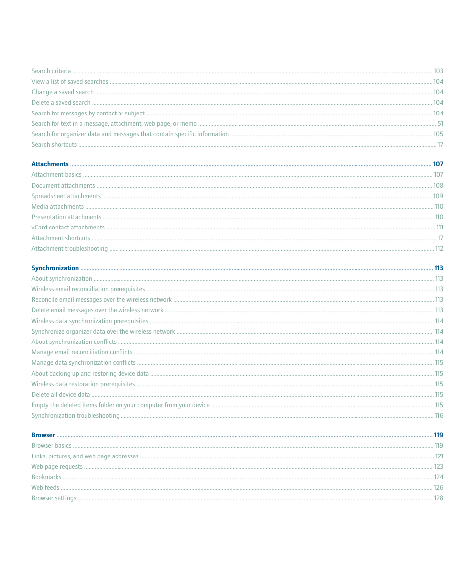 Blackberry 8100 User Manual | Page 6 / 262