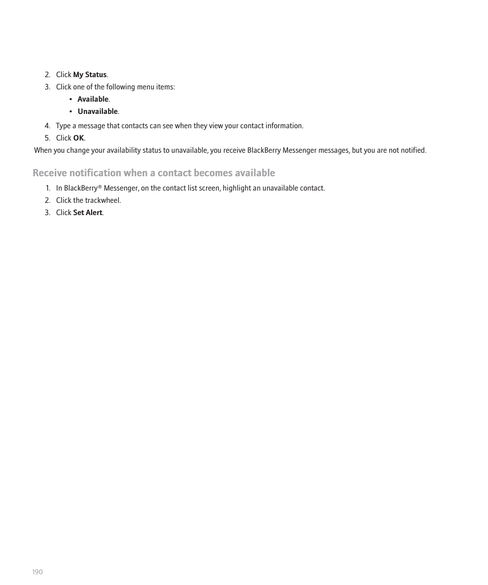 Blackberry 8707 Series User Manual | Page 192 / 240
