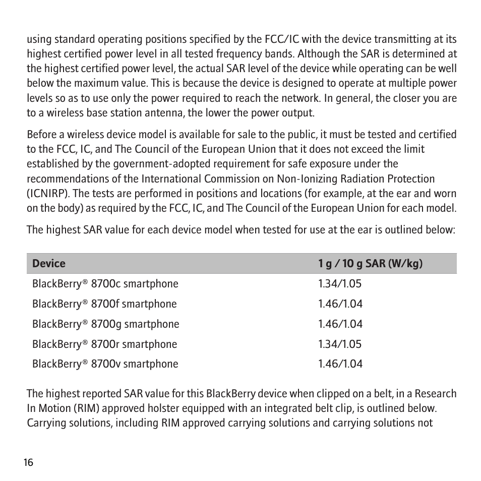 Blackberry 8700 User Manual | Page 18 / 29