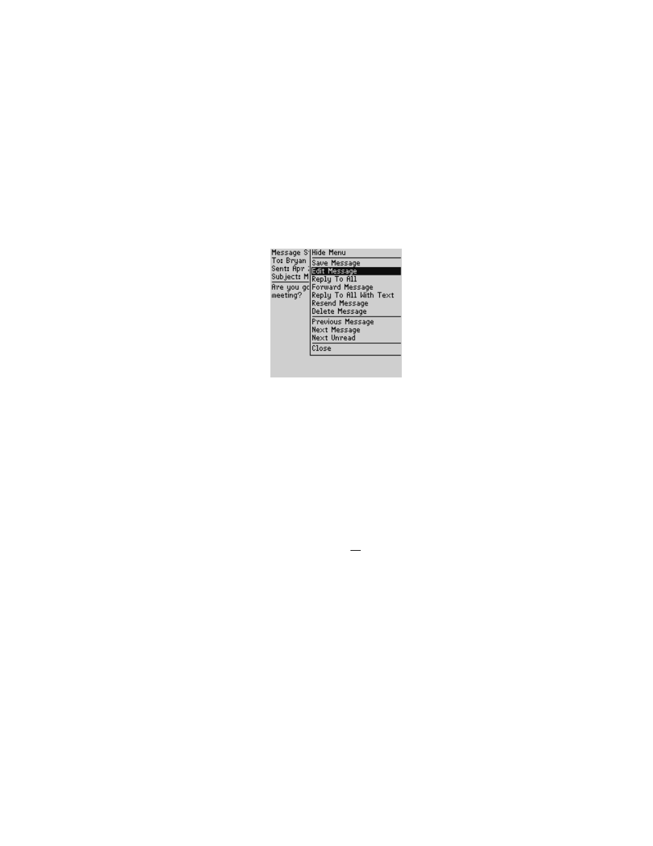 Resending a message | Blackberry WIRELESS HANDHELDTM 857 User Manual | Page 103 / 188