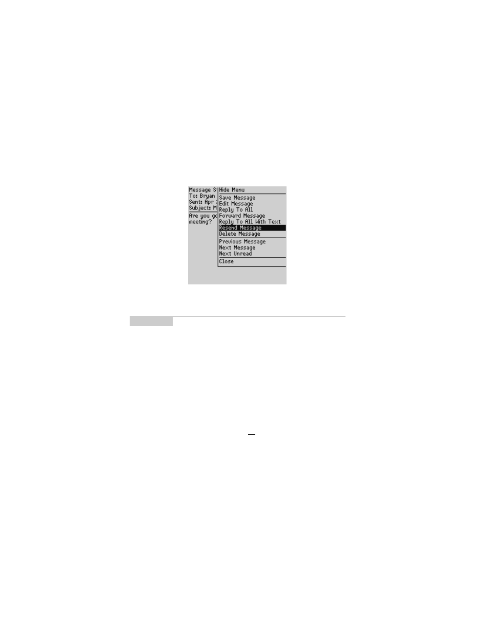 Marking a message as unread | Blackberry WIRELESS HANDHELDTM 857 User Manual | Page 104 / 188