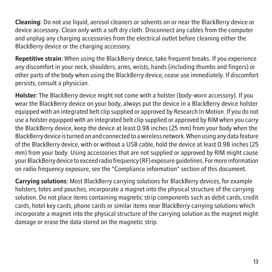 Blackberry Curve 8320 User Manual | Page 15 / 33