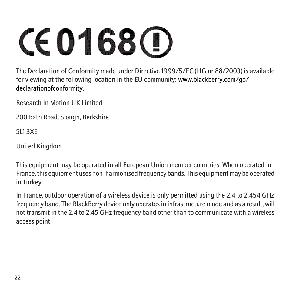 Blackberry Curve 8320 User Manual | Page 24 / 33