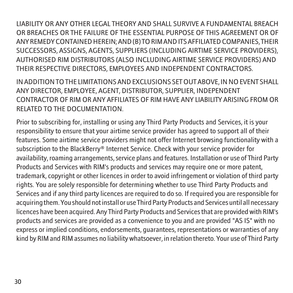 Blackberry Curve 8320 User Manual | Page 32 / 33