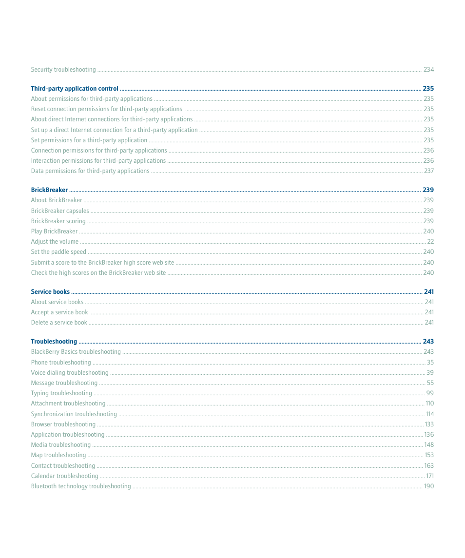 Blackberry Global 8830 User Manual | Page 10 / 262