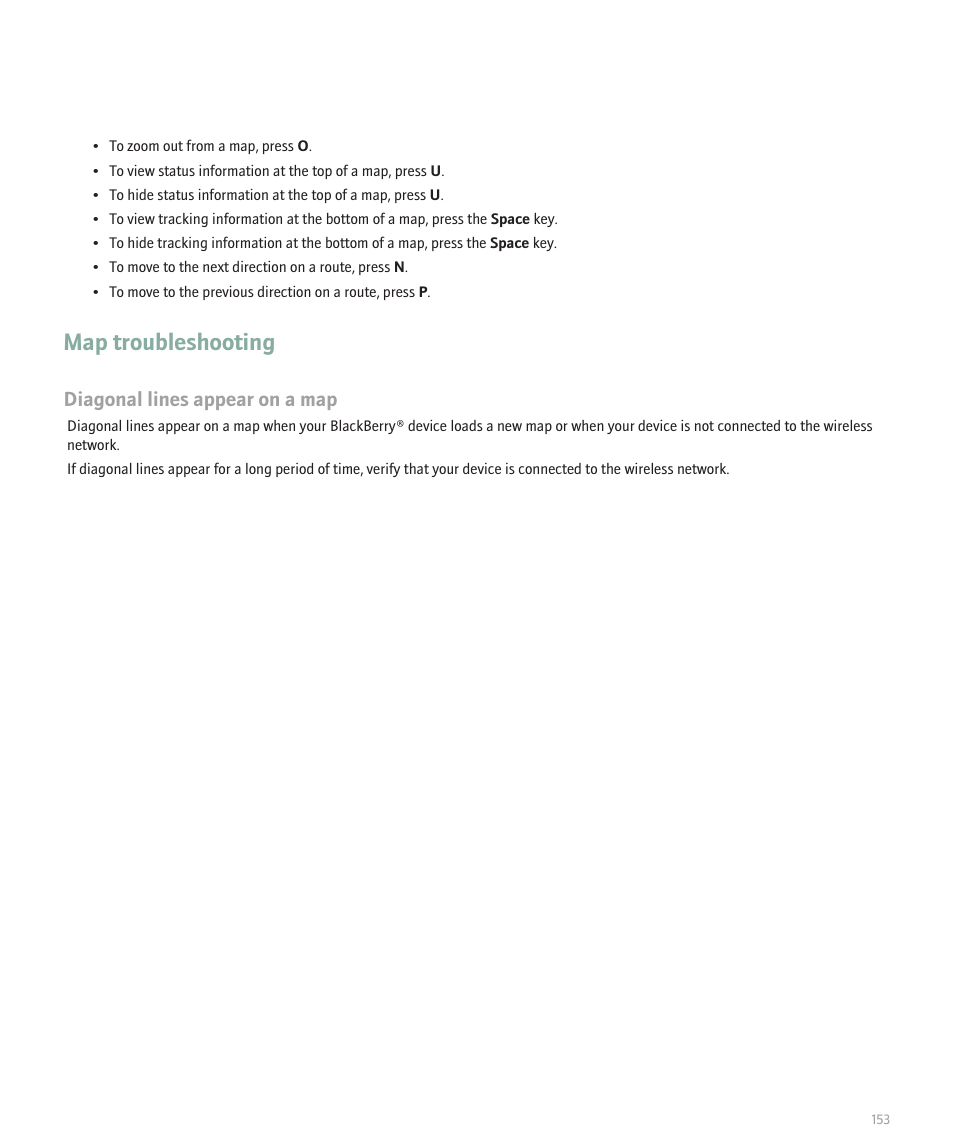 Map troubleshooting | Blackberry Global 8830 User Manual | Page 155 / 262