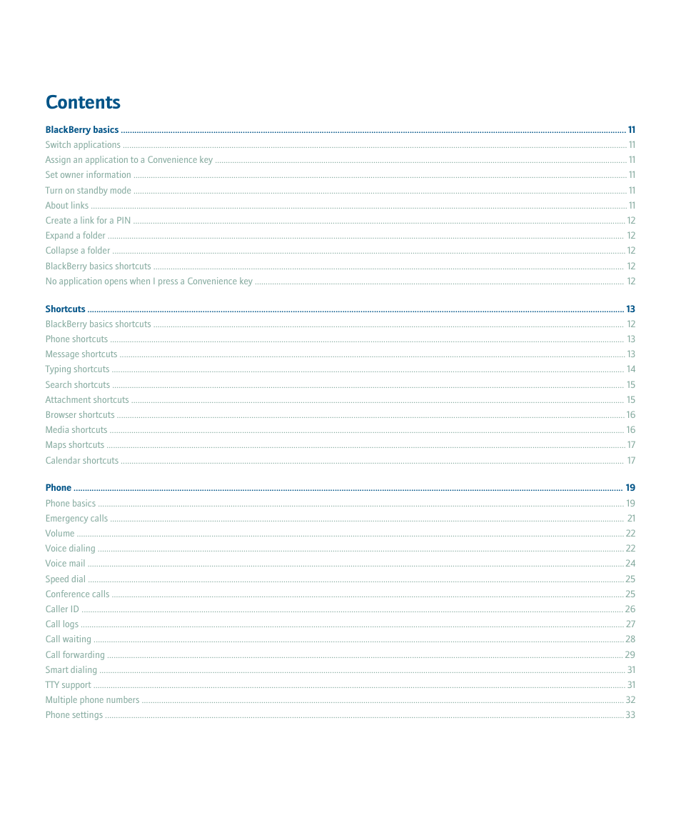 Blackberry Global 8830 User Manual | Page 3 / 262