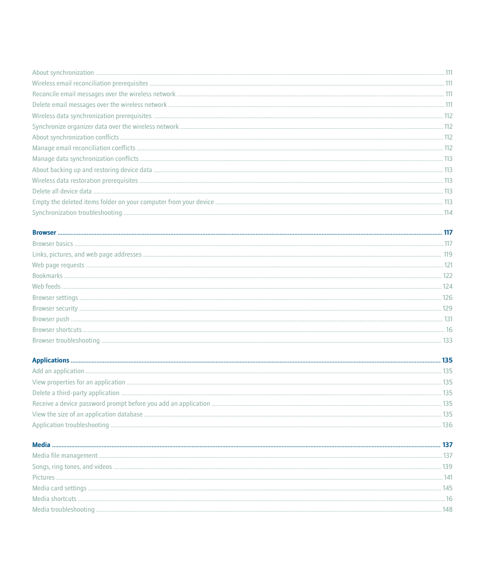 Blackberry Global 8830 User Manual | Page 6 / 262