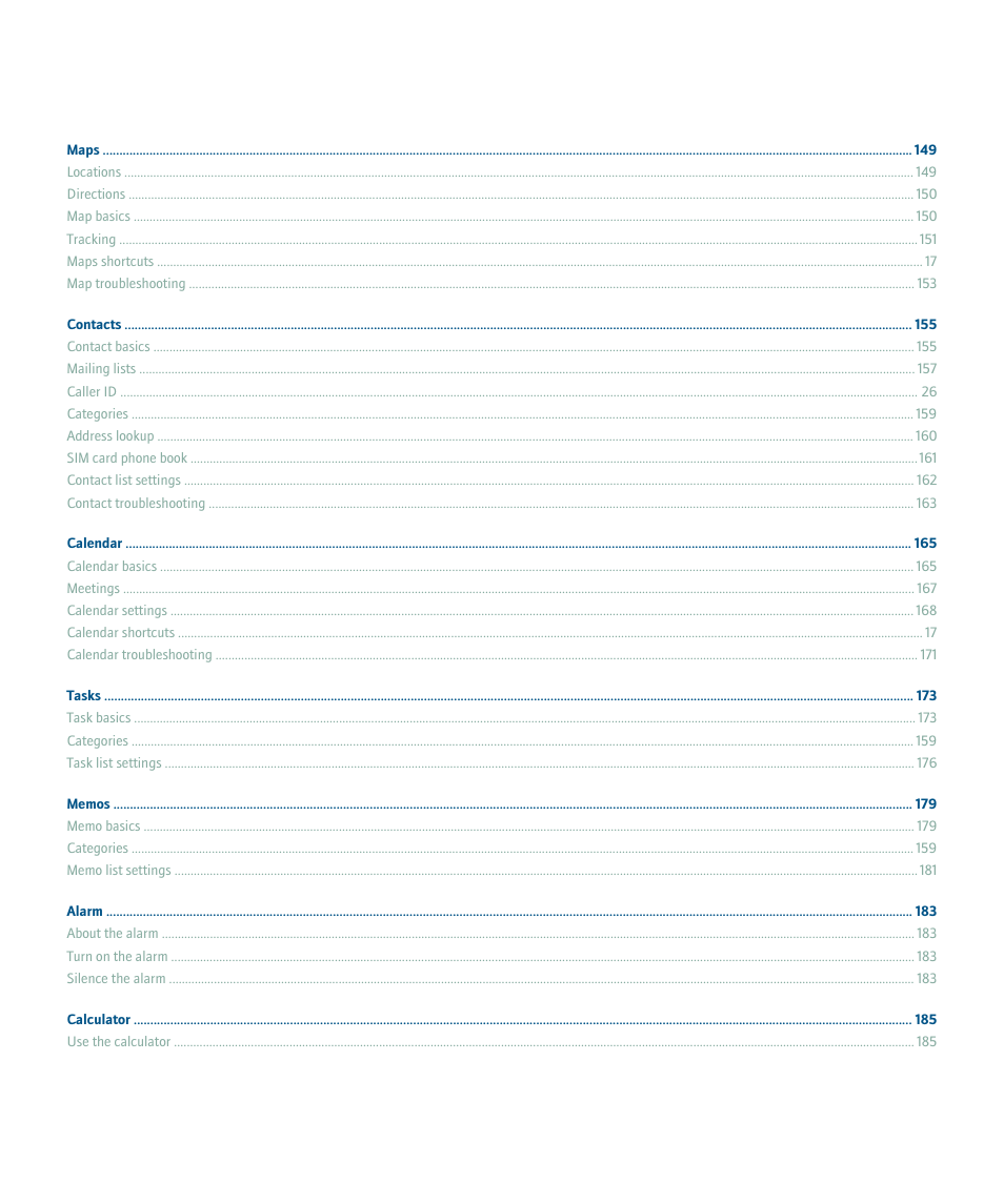 Blackberry Global 8830 User Manual | Page 7 / 262