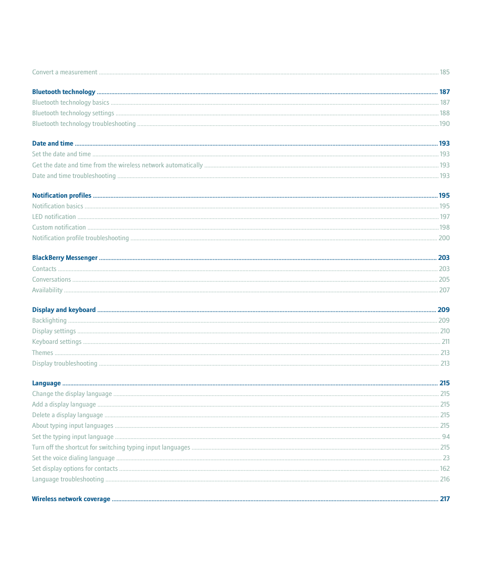 Blackberry Global 8830 User Manual | Page 8 / 262