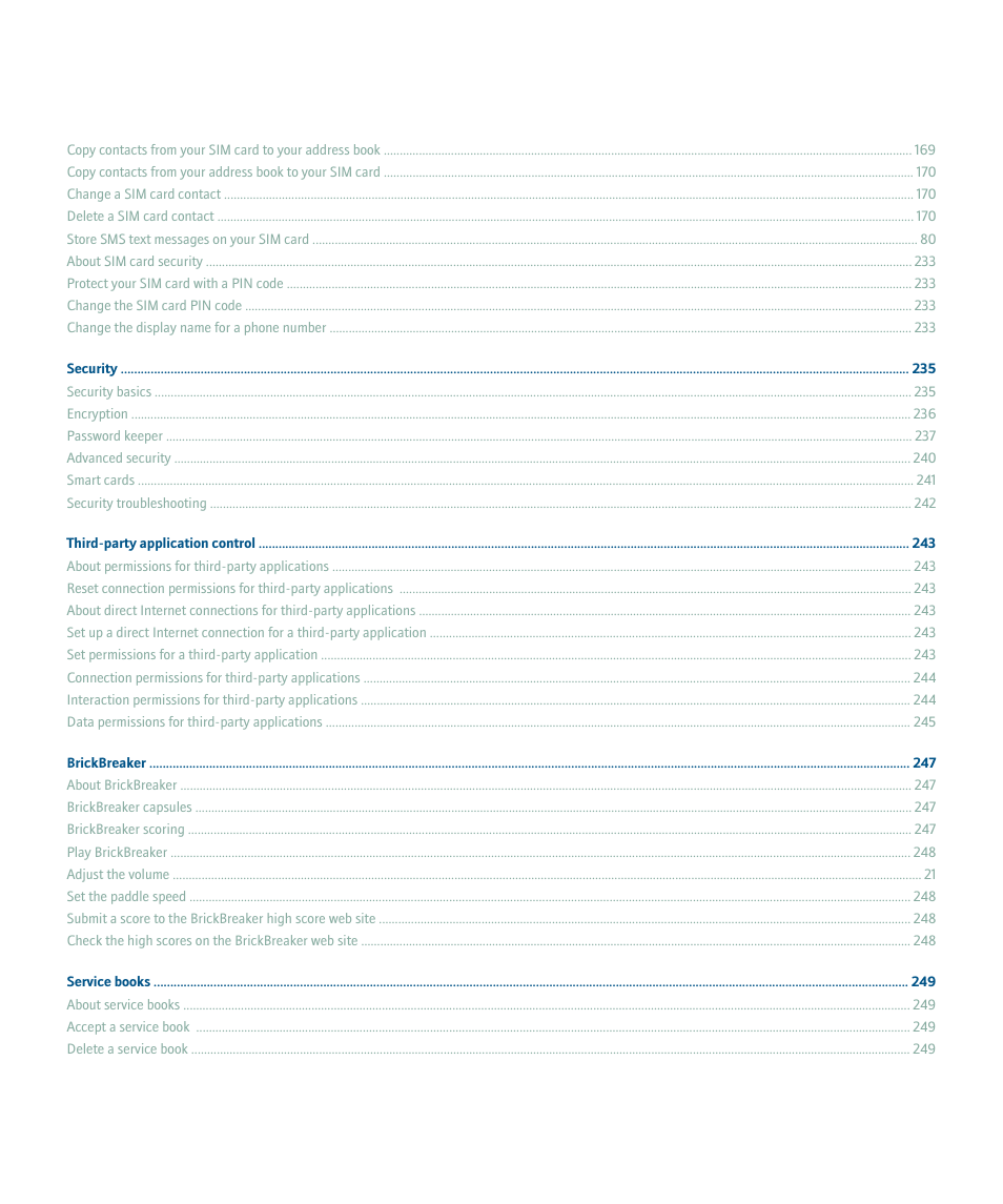 Blackberry 8300 User Manual | Page 10 / 270
