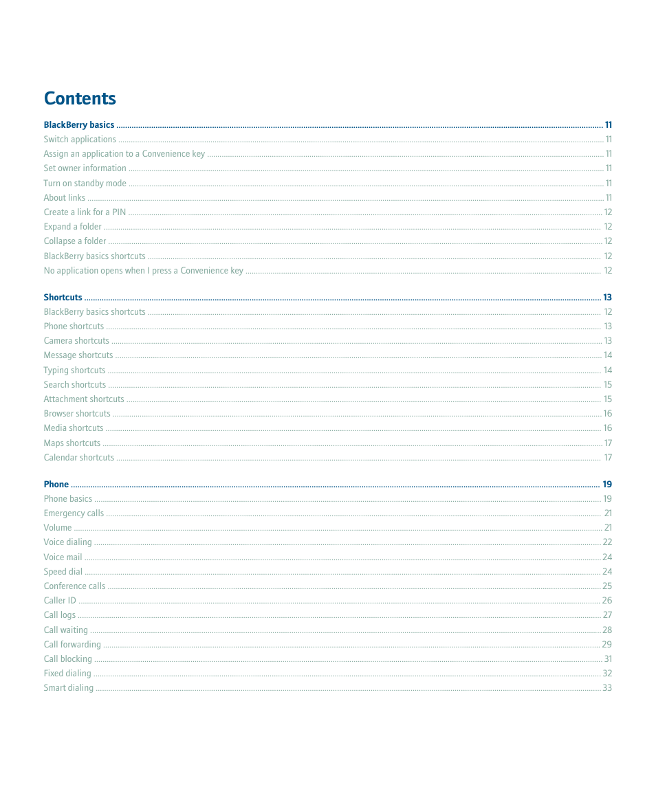 Blackberry 8300 User Manual | Page 3 / 270