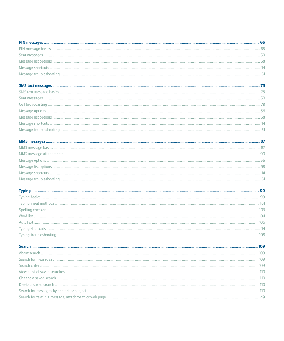 Blackberry 8300 User Manual | Page 5 / 270