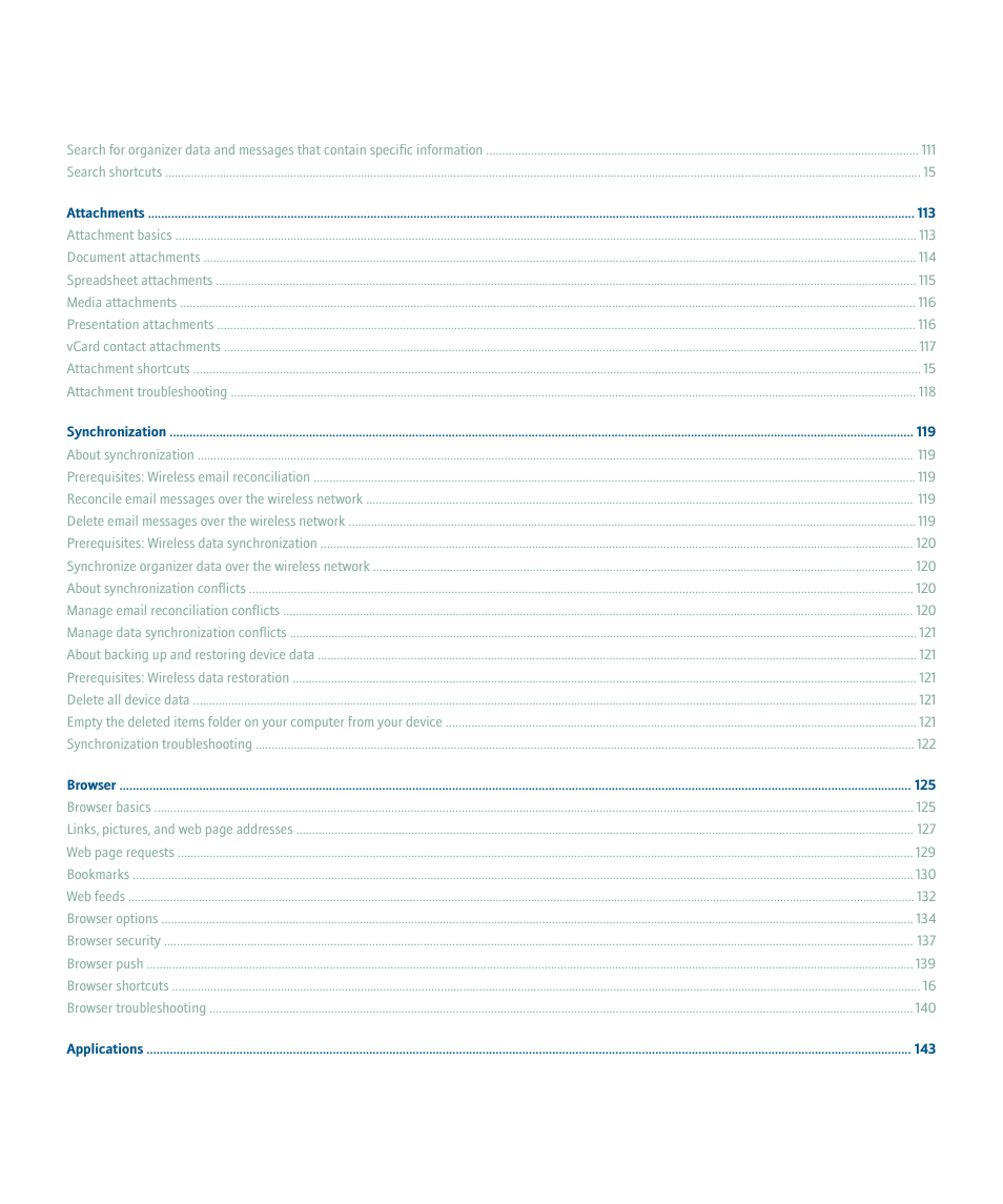 Blackberry 8300 User Manual | Page 6 / 270