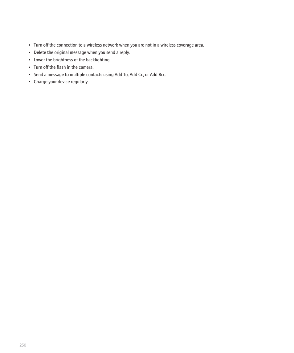 Blackberry 8120 User Manual | Page 252 / 302