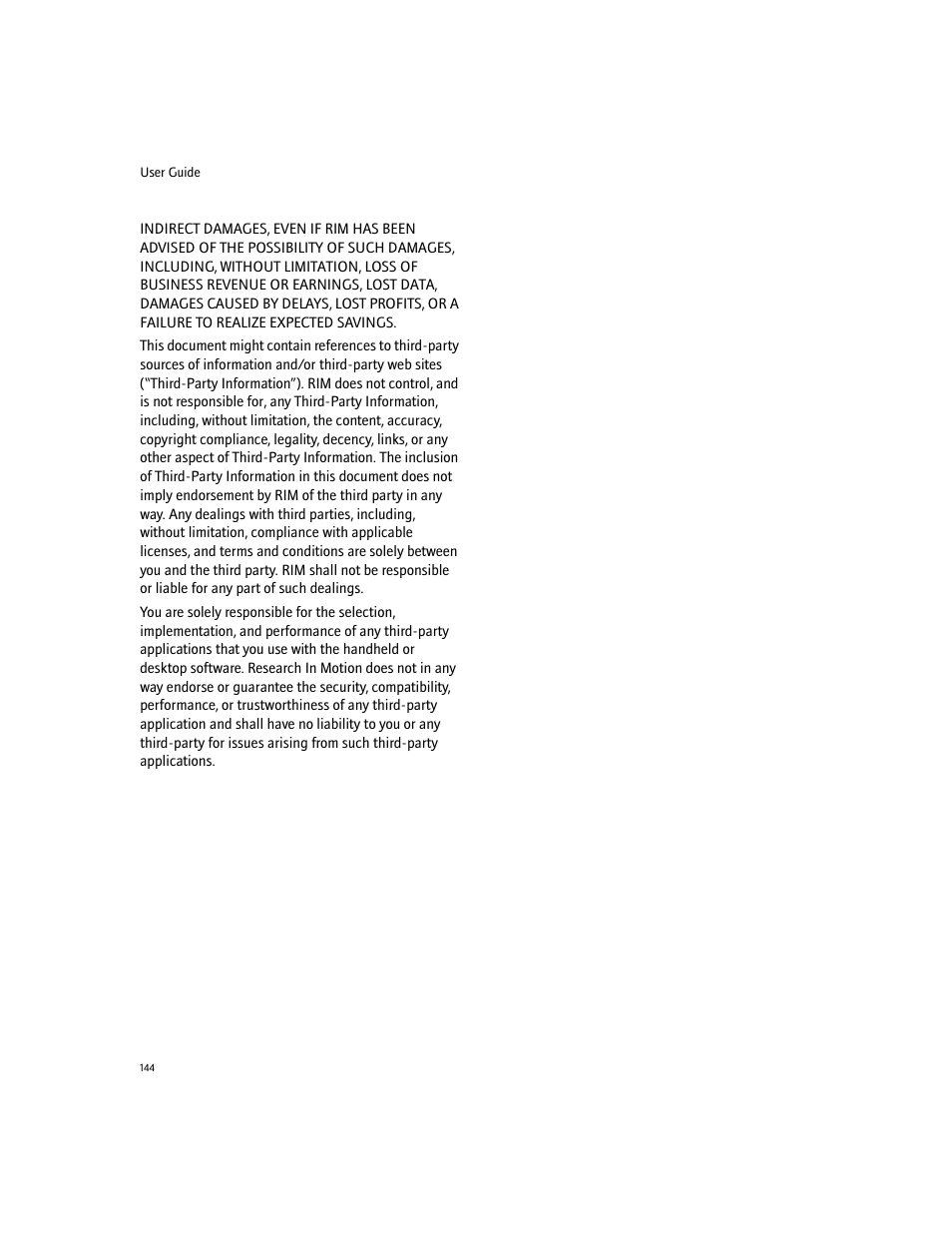 Blackberry 7100I User Manual | Page 144 / 160