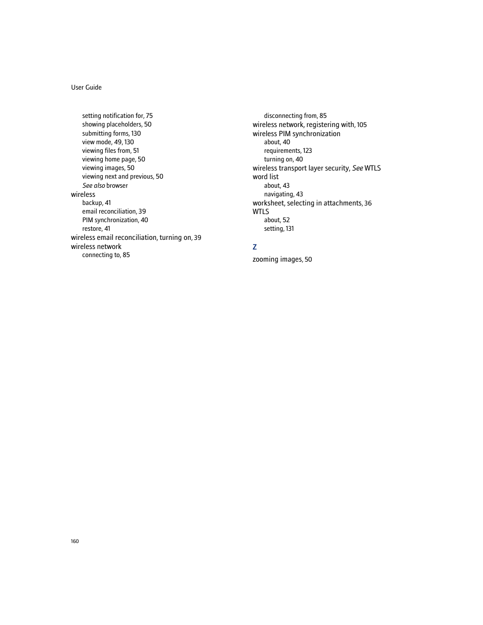 Blackberry 7100I User Manual | Page 160 / 160
