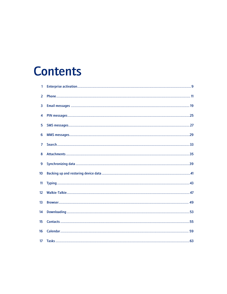 Blackberry 7100I User Manual | Page 5 / 160