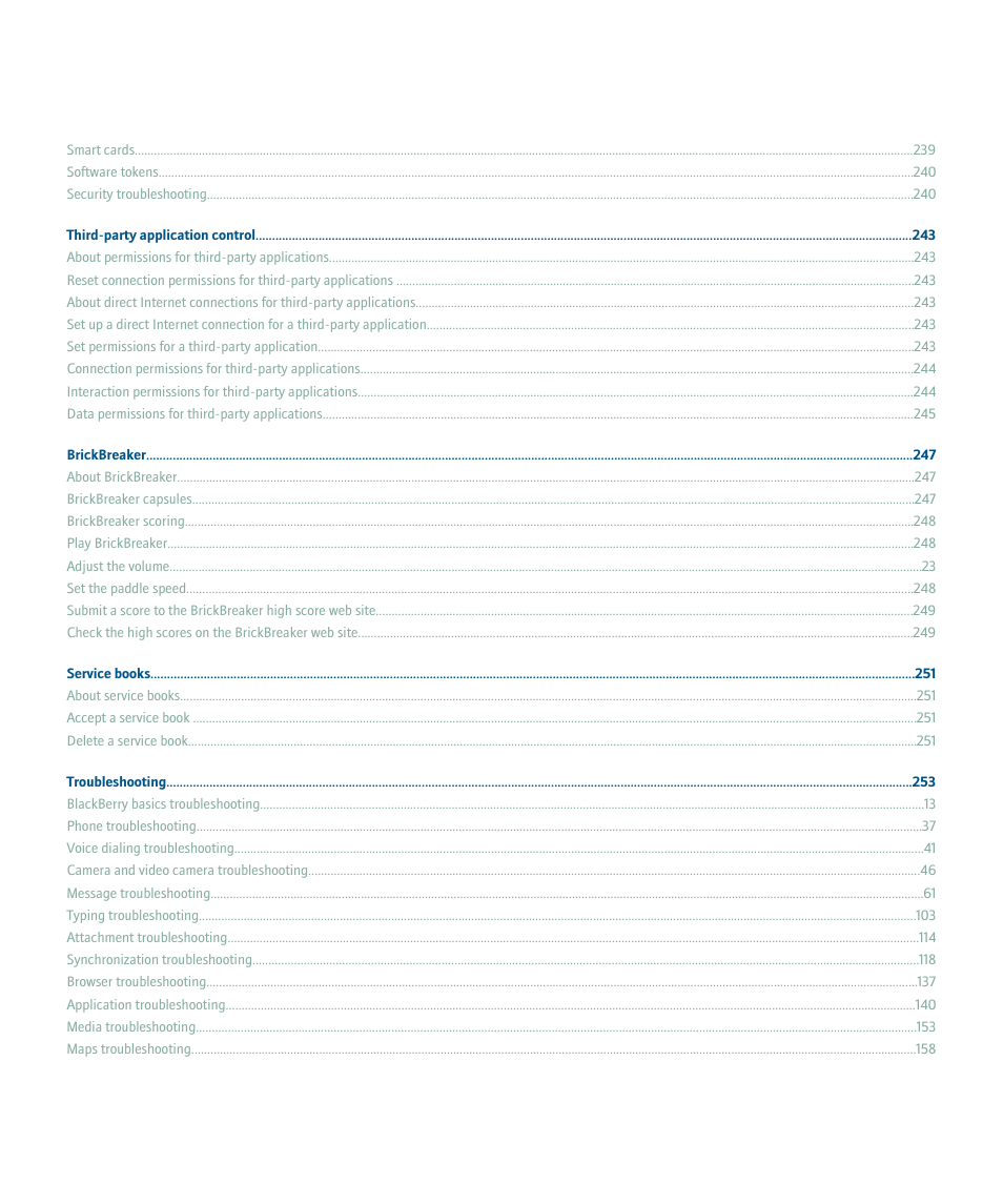 Blackberry Curve 8330 User Manual | Page 10 / 272
