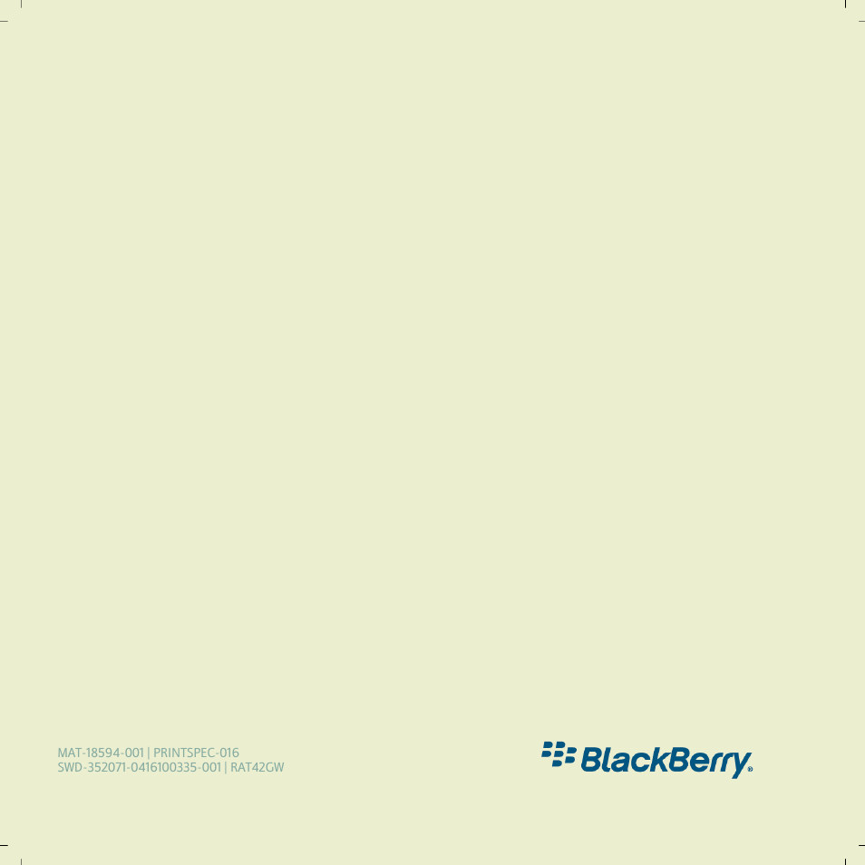 Blackberry 8700 User Manual | Page 2 / 42