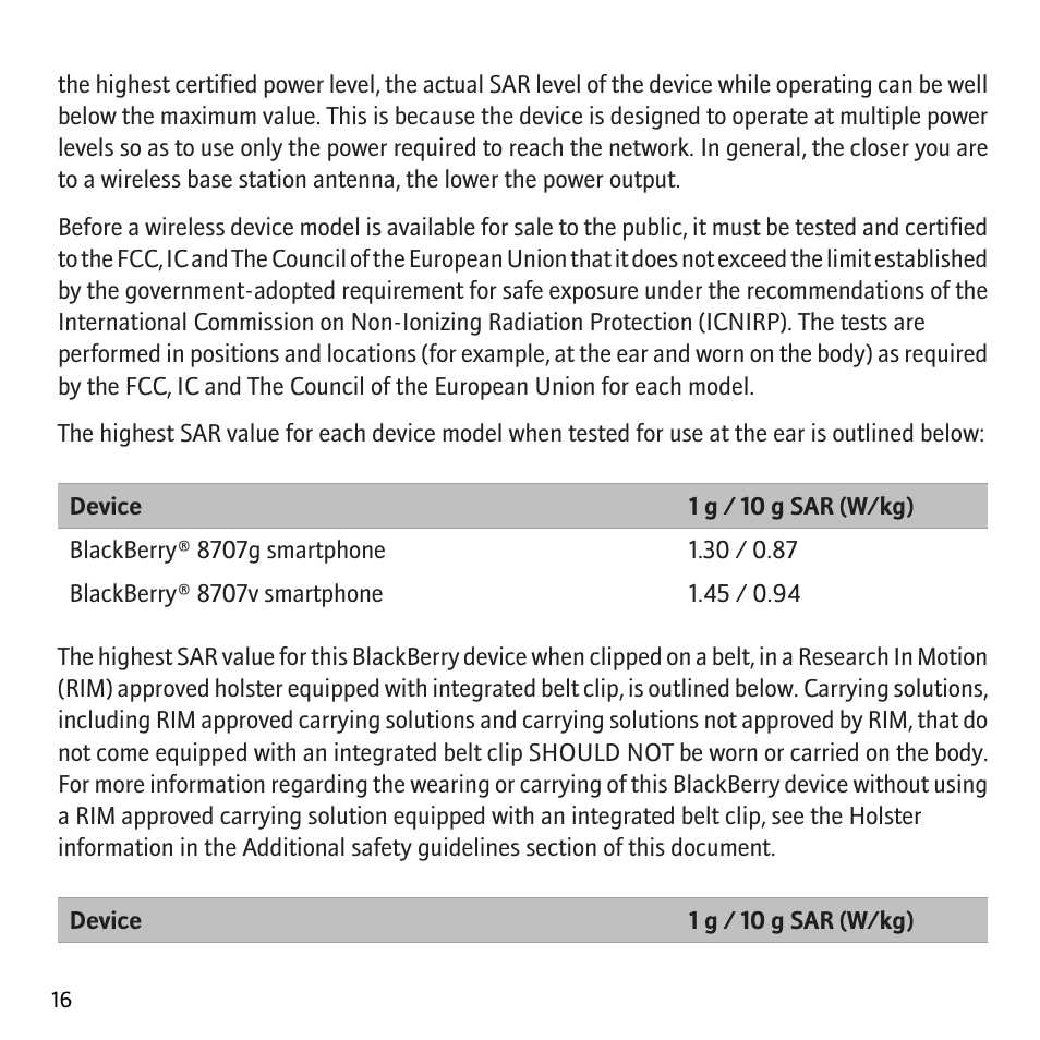 Blackberry 8707v User Manual | Page 18 / 30