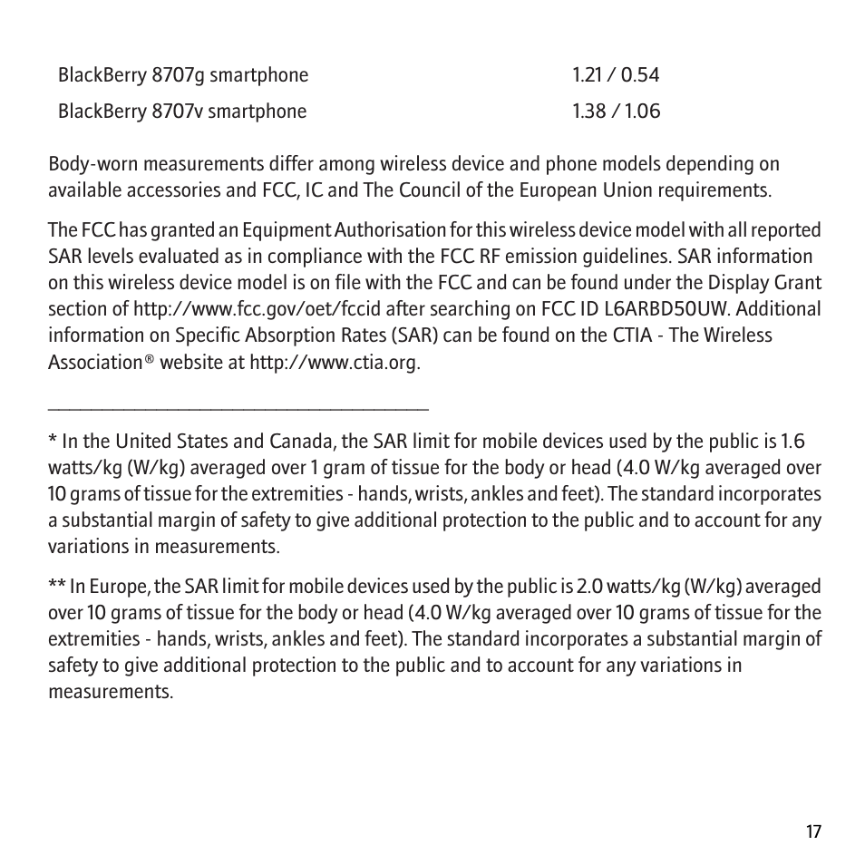 Blackberry 8707v User Manual | Page 19 / 30