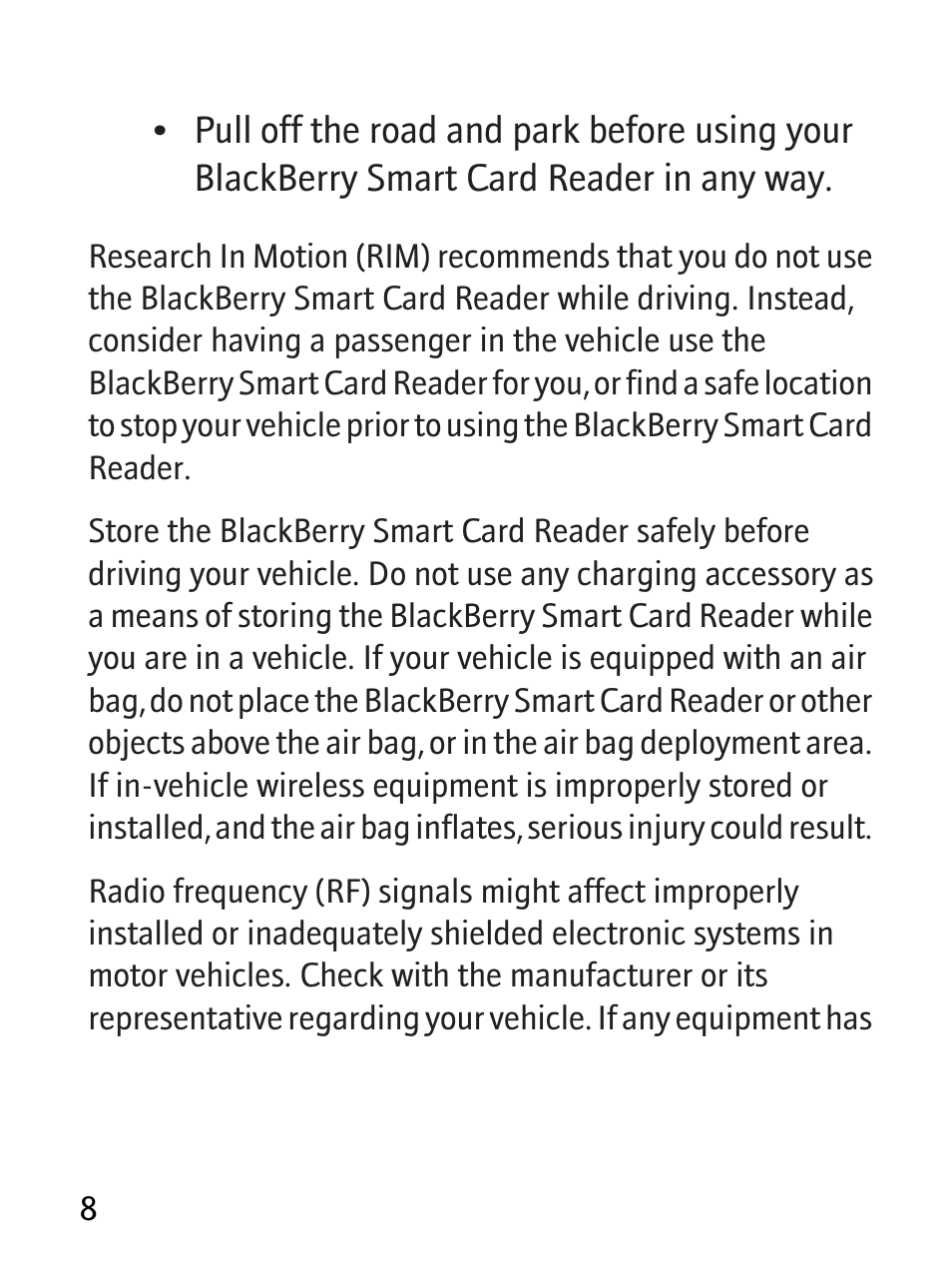 Blackberry RBB10BW User Manual | Page 10 / 46