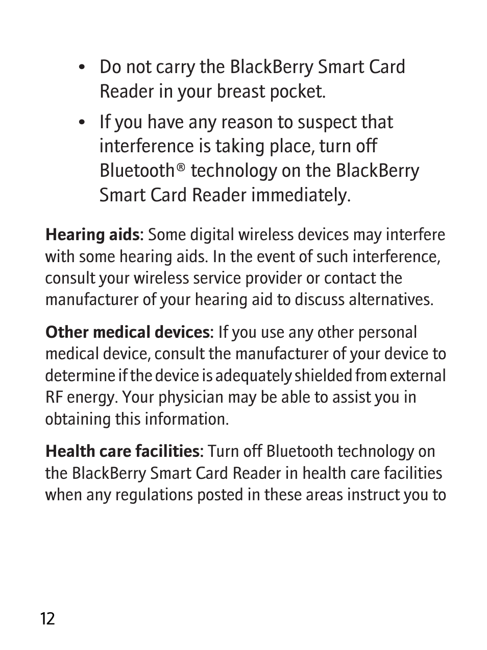 Blackberry RBB10BW User Manual | Page 14 / 46