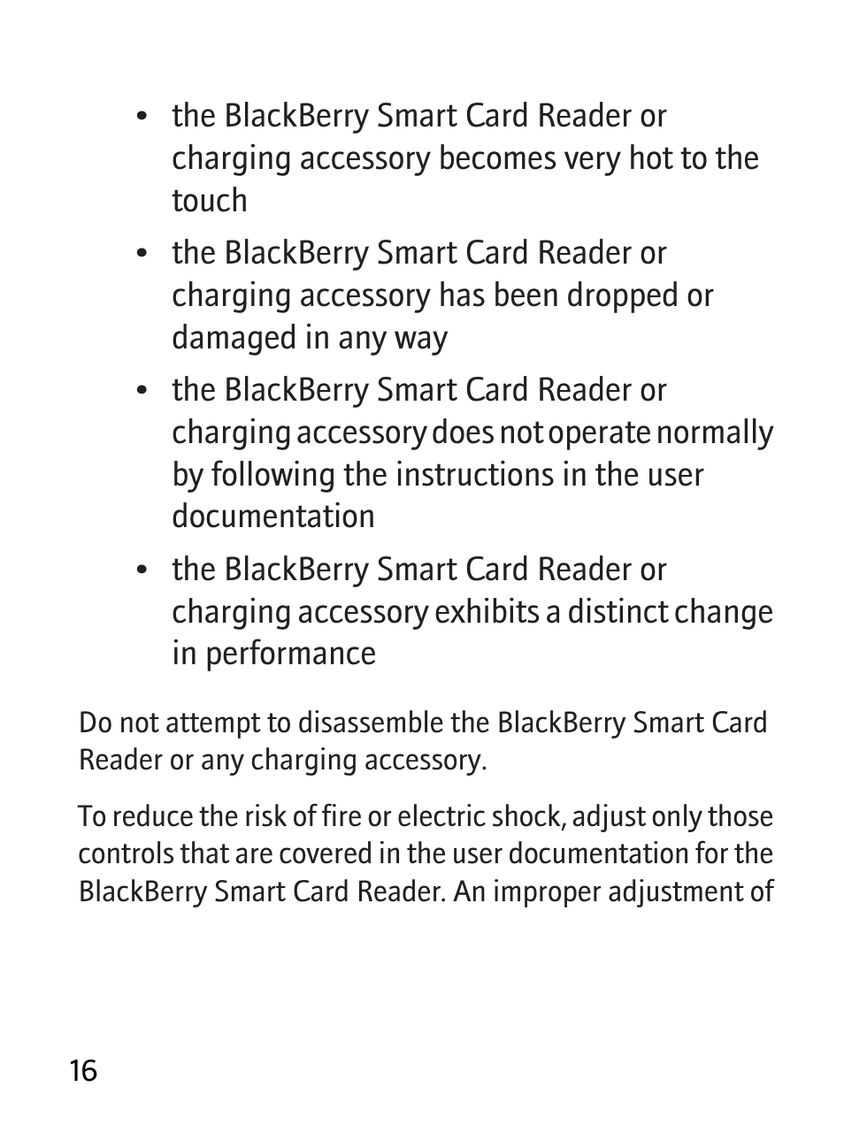 Blackberry RBB10BW User Manual | Page 18 / 46