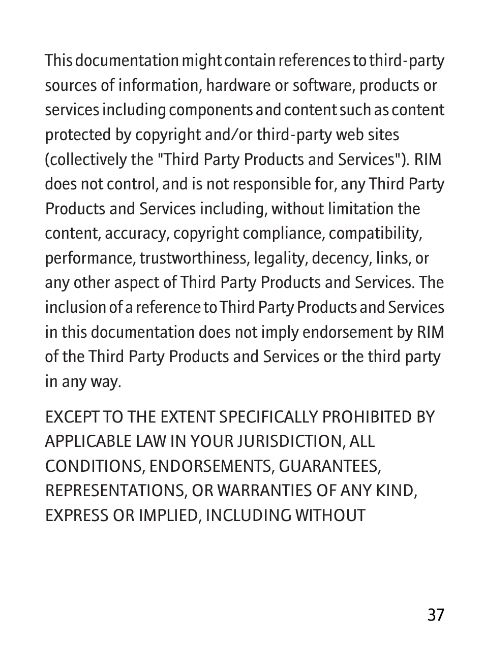Blackberry RBB10BW User Manual | Page 39 / 46
