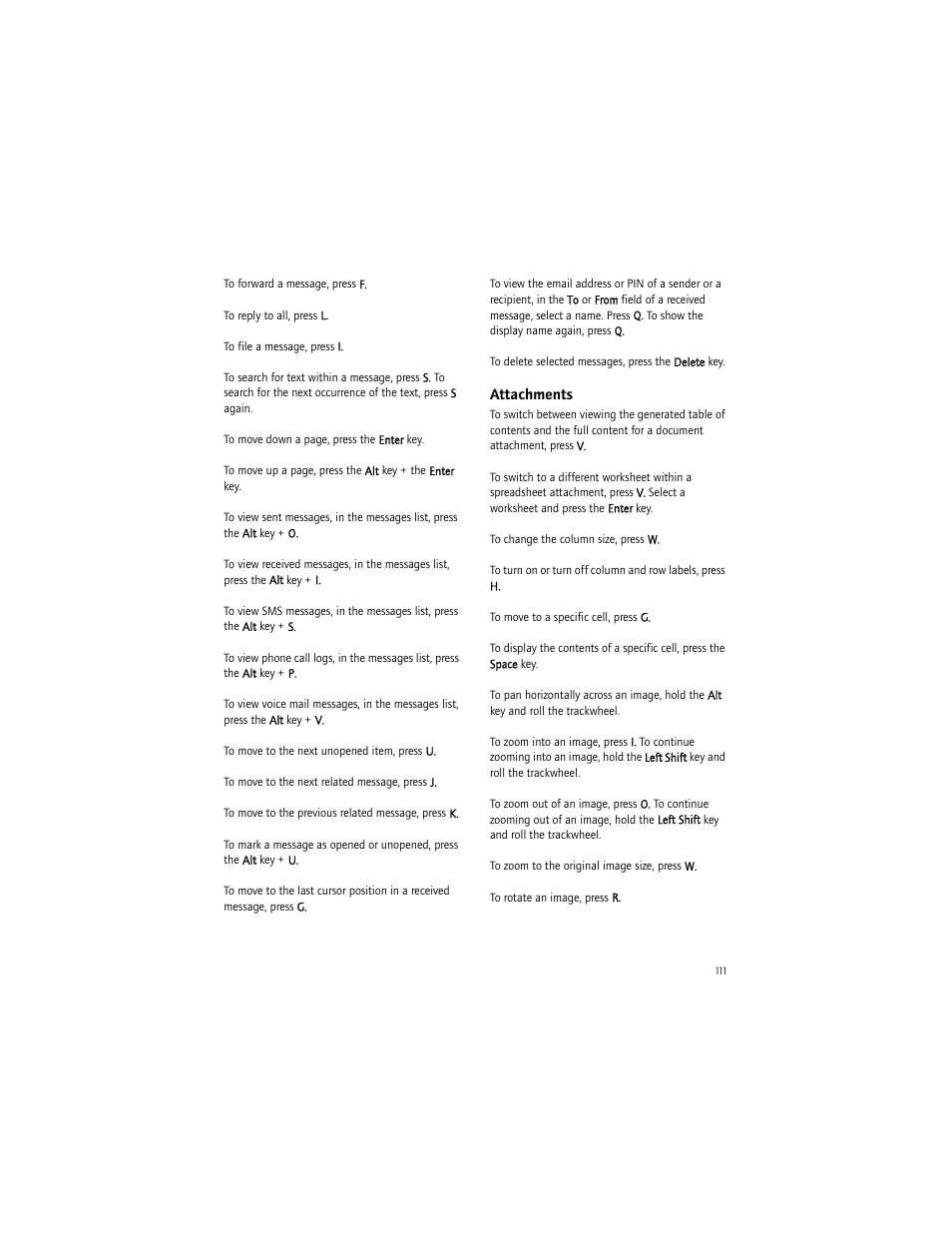 Attachments | Blackberry 7290 User Manual | Page 111 / 132