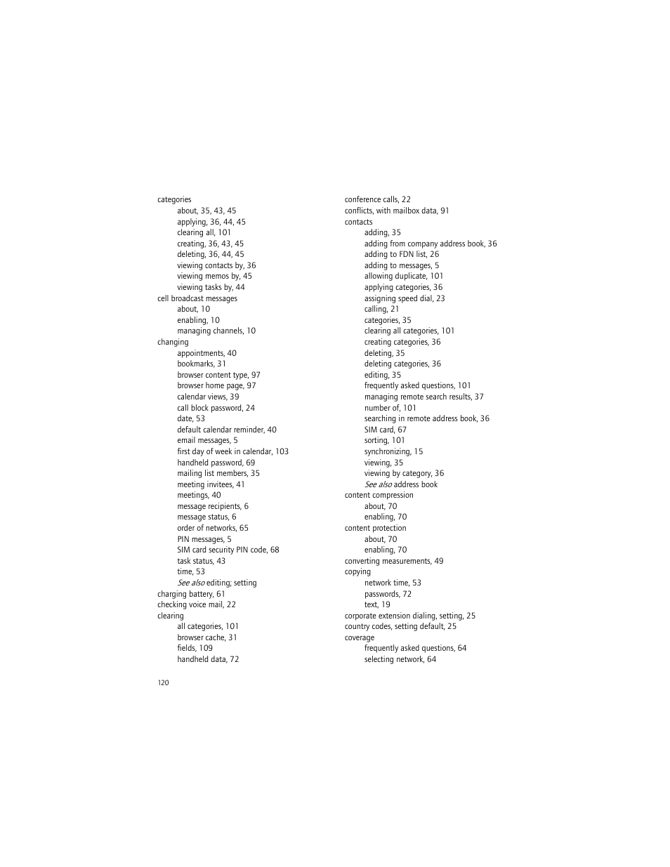 Blackberry 7290 User Manual | Page 120 / 132