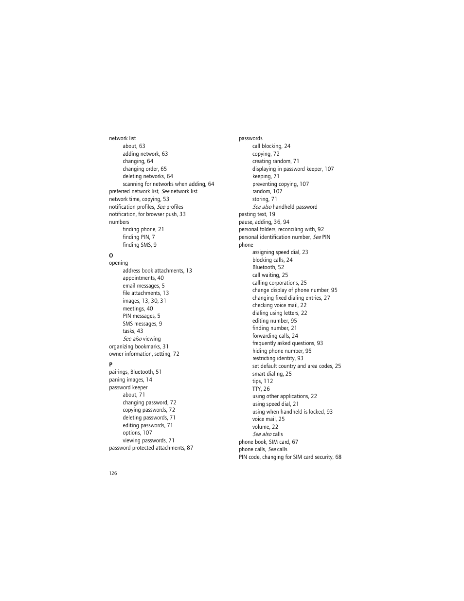 Blackberry 7290 User Manual | Page 126 / 132