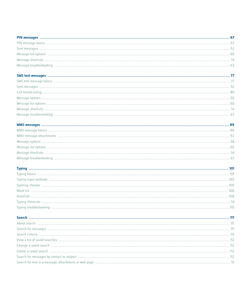 Blackberry 8320 User Manual | Page 5 / 288