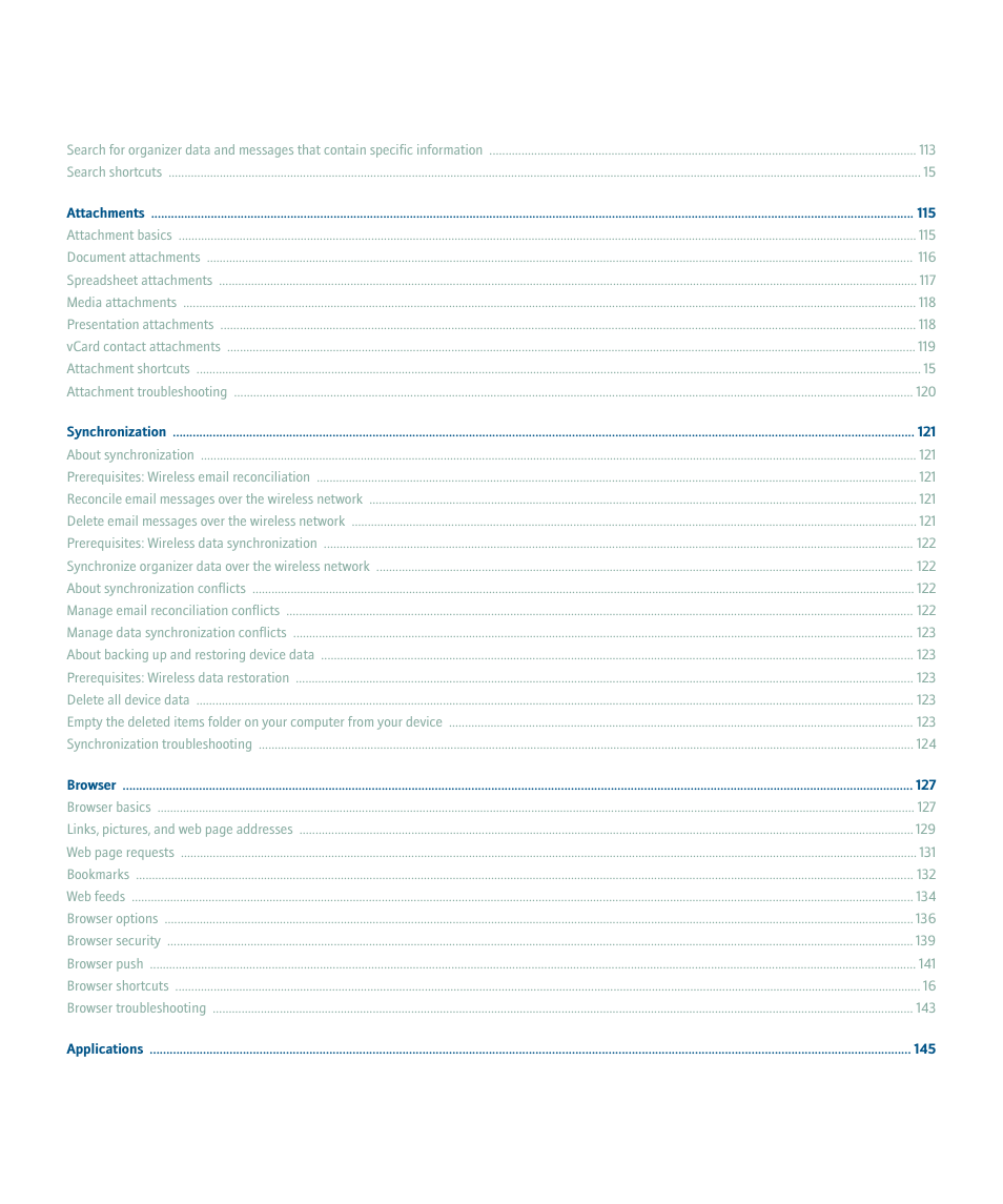 Blackberry 8320 User Manual | Page 6 / 288
