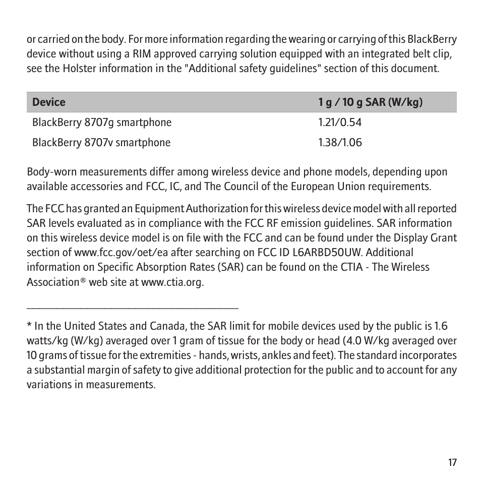 Blackberry 8707g User Manual | Page 19 / 30