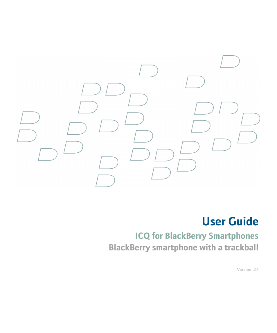 Blackberry ICQ User Manual | 21 pages