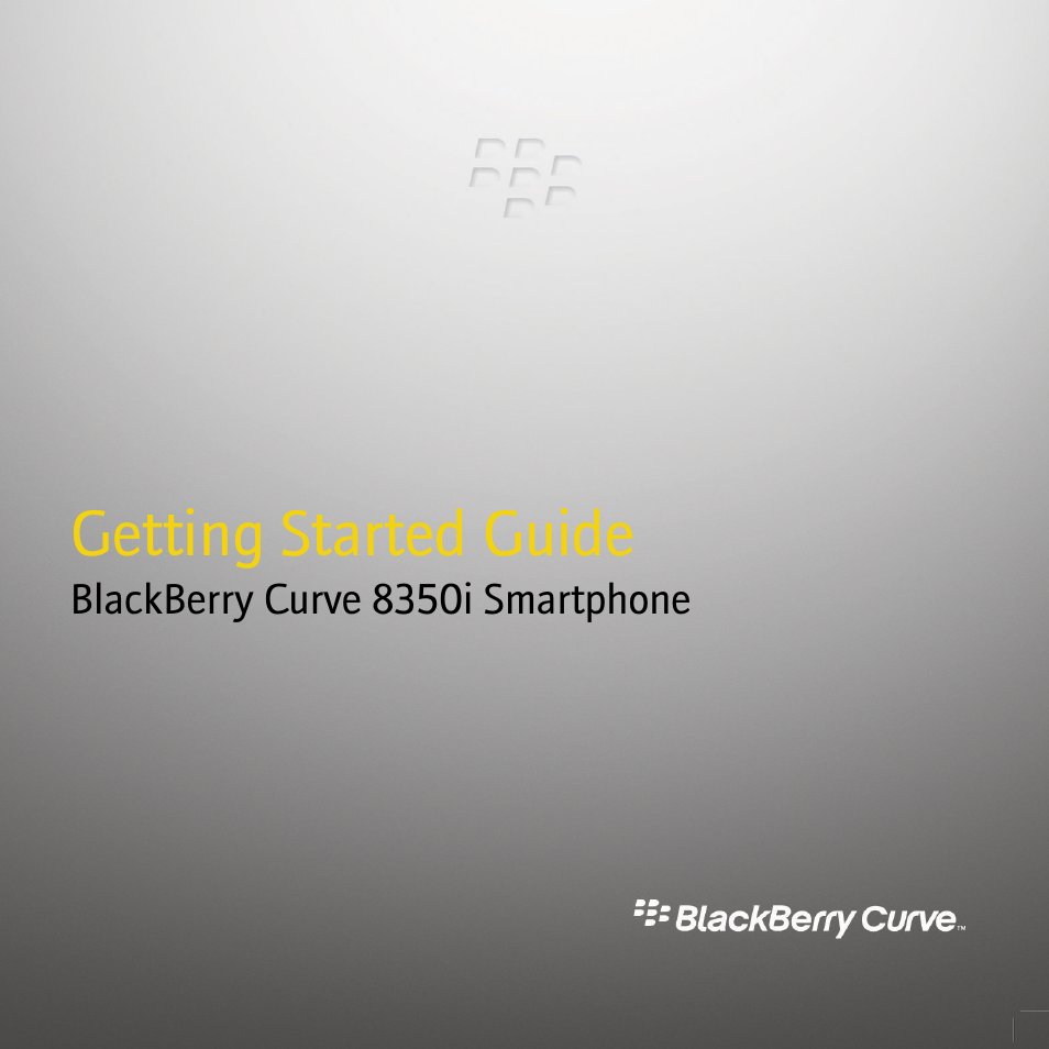 Blackberry CURVE 8350I User Manual | 46 pages