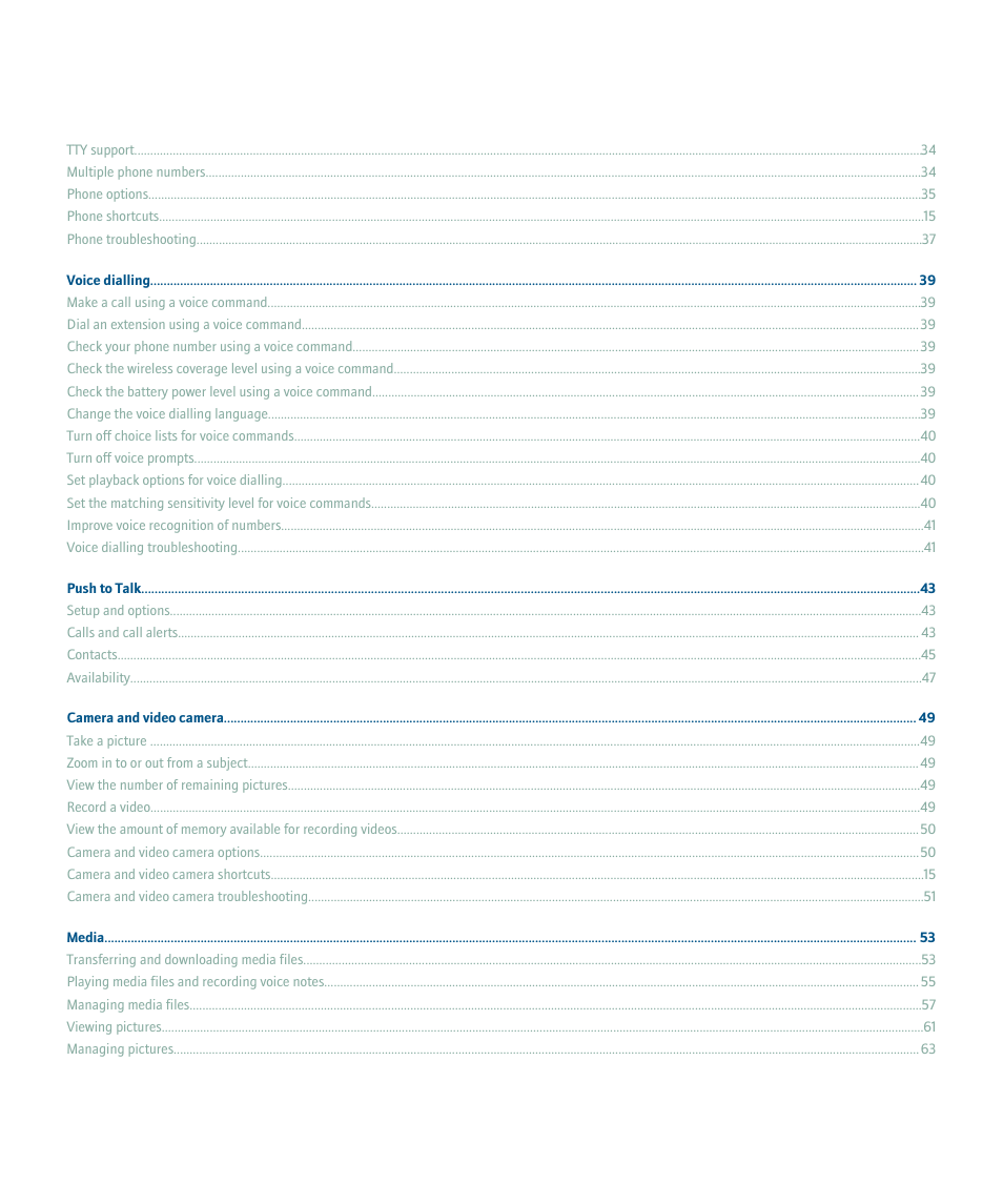 Blackberry Pearl 8110 User Manual | Page 4 / 287