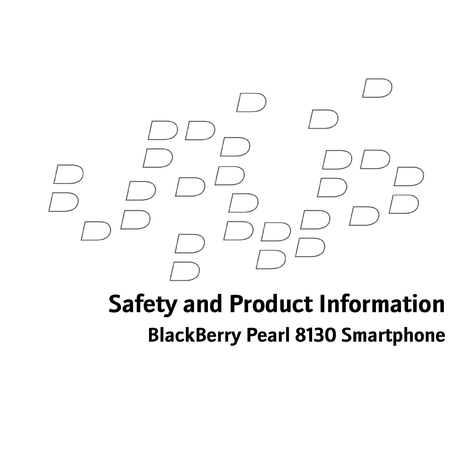 Blackberry Pearl 8130 User Manual | 32 pages