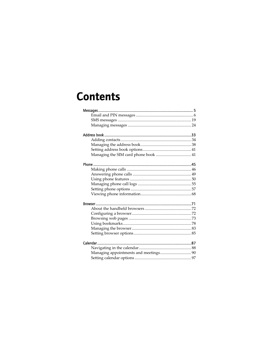 Blackberry 7780 User Manual | Page 3 / 154
