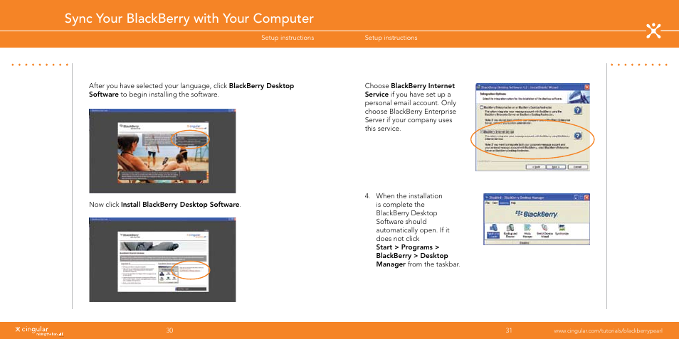 Sync your blackberry with your computer | Blackberry Pearl User Manual | Page 16 / 24