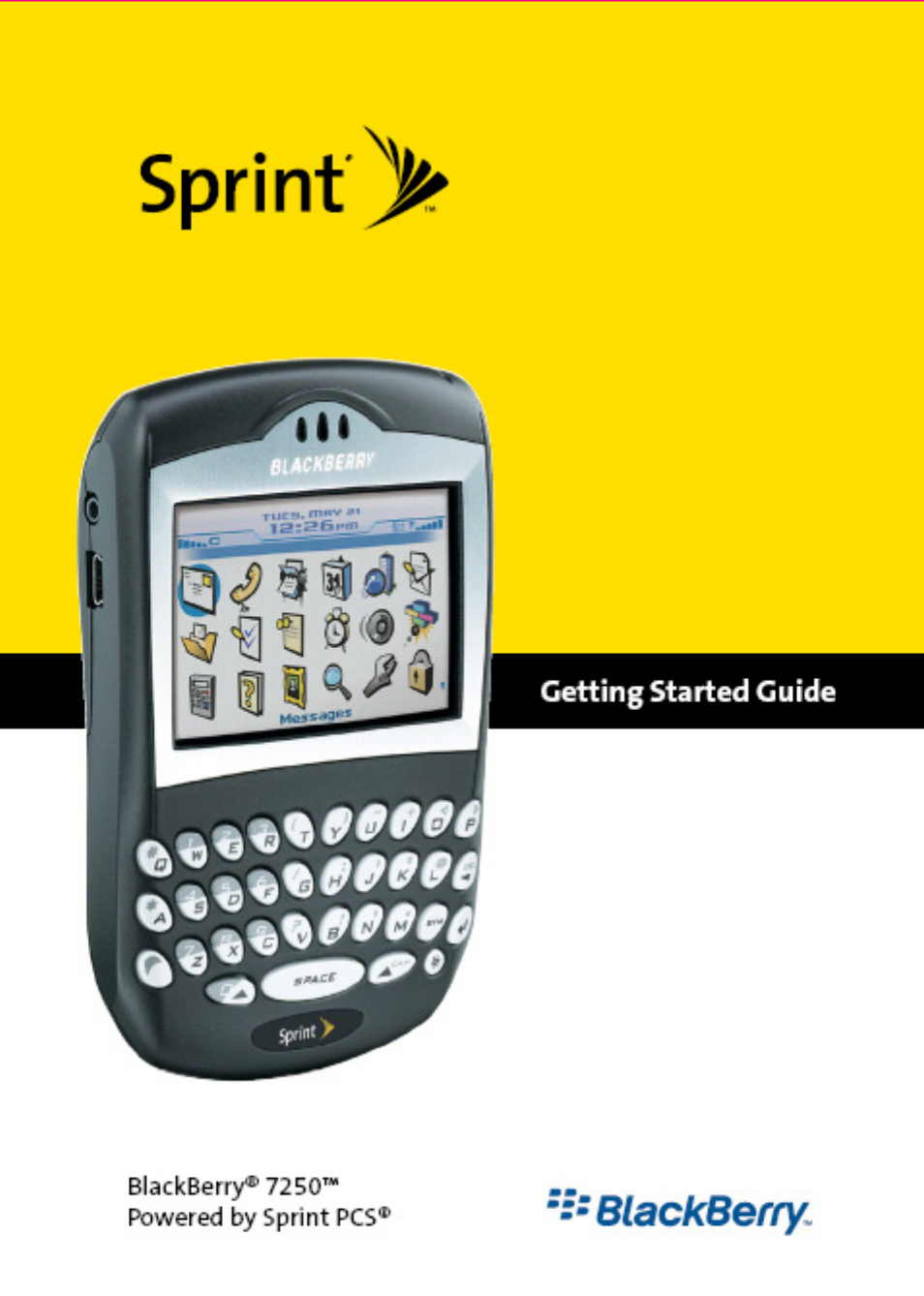 Blackberry 7250 User Manual | 57 pages